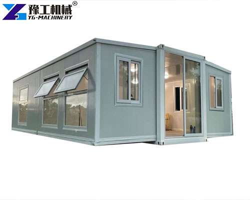 container tiny home with glass doors