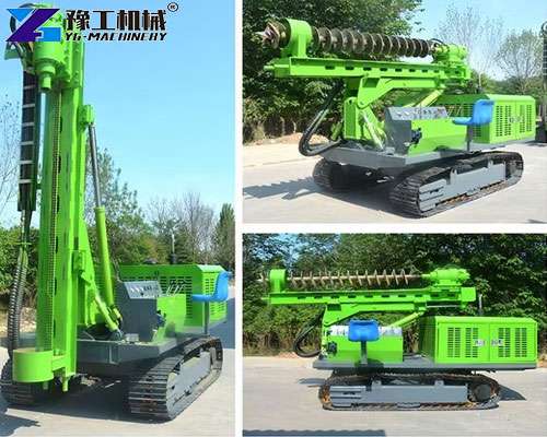 hot sale photovoltaic solar pile drilling rig