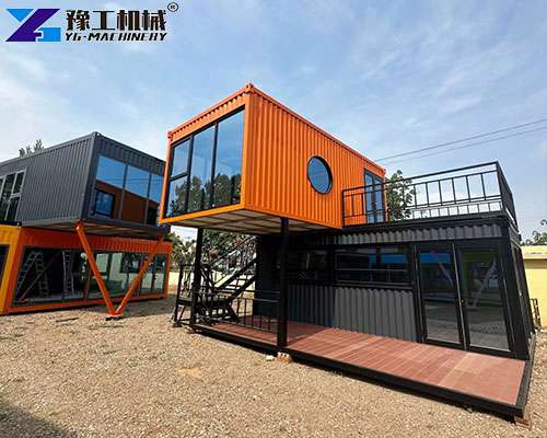 rustic shipping container tiny house with bedroom and bathroom