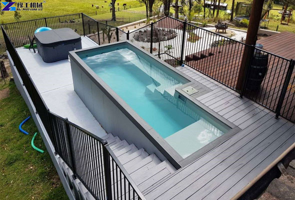 shipping container swimming pool