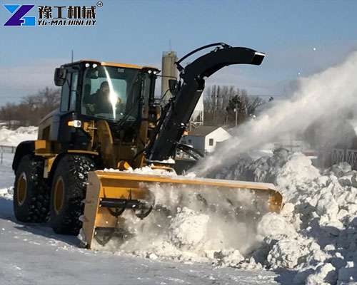snow cleaning machine tractor