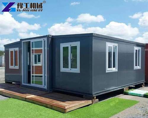 tiny container house in natural setting