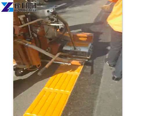 vibrating thermoplastic road marking machine