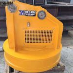 Hydraulic Magnet for Excavator close up of excavator hydraulic magnet attachment