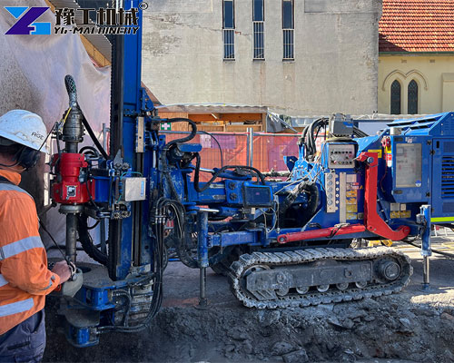 deep soil stabilization with jet grouting machine