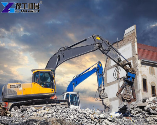 demolition shears in building demolition