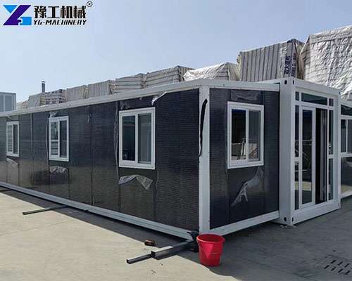 expandable container house for residential living