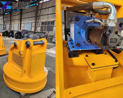 hydraulic magnet attachment for 20 ton excavator