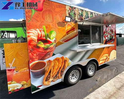 seafood food truck trailer serving fresh shrimp and crab