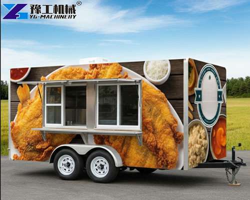 seafood trailer for sale with stainless steel kitchen equipment
