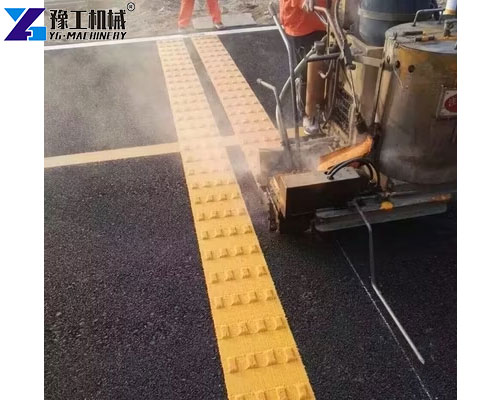 thermoplastic vibration road marking machine