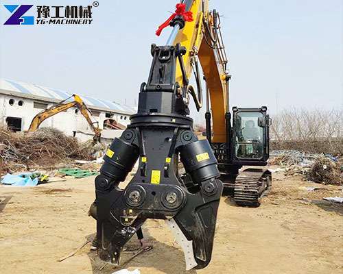 double cylinder hydraulic shear