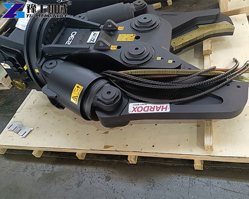 excavator hydraulic shear display in YG factory