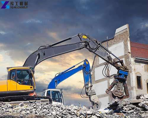 excavator hydraulic shear