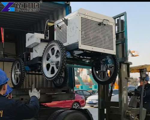 laser leveling machine factory delivery