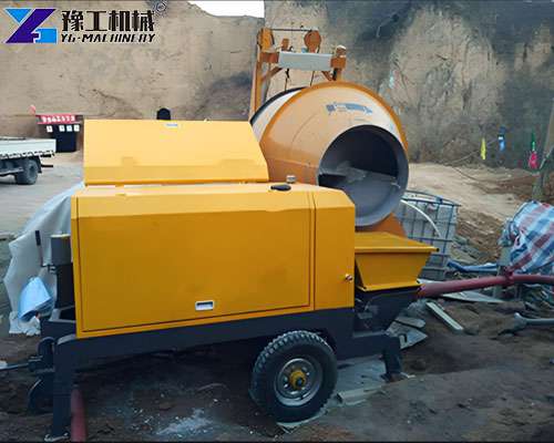 small concrete pump mini pumpcrete machine