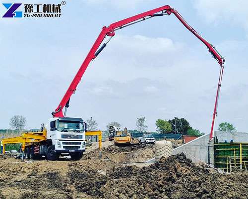 truck boom concrete pumps