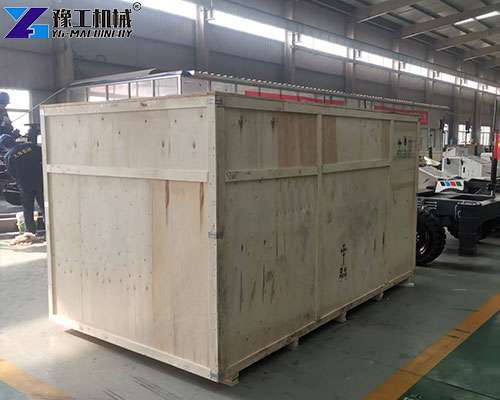 concrete laser screed wooden box packaging