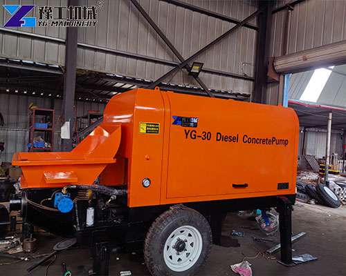 line concrete pump
