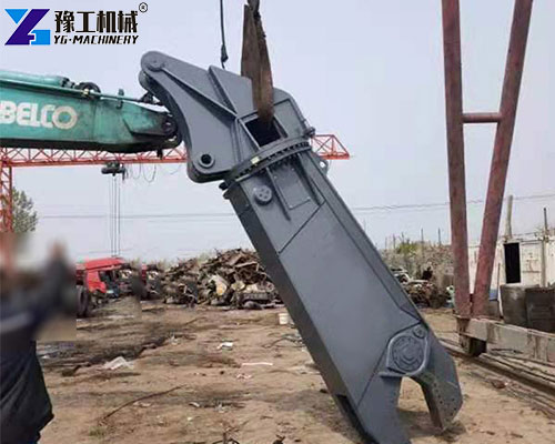 metal shear excavator
