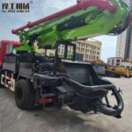 mobile concrete boom pump for sale