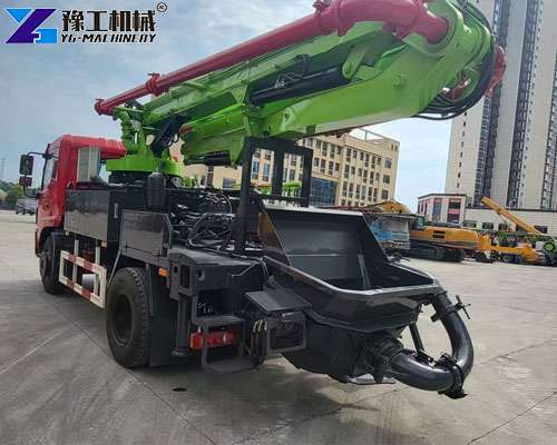 mobile concrete boom pump for sale