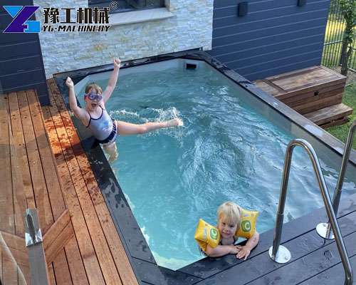 modern shipping container swimming pool