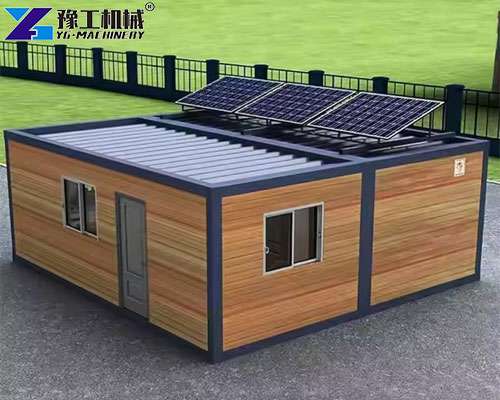 portable 10ft folding house installed on farm