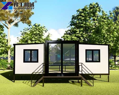 small container home for sale displayed in outdoor exhibition