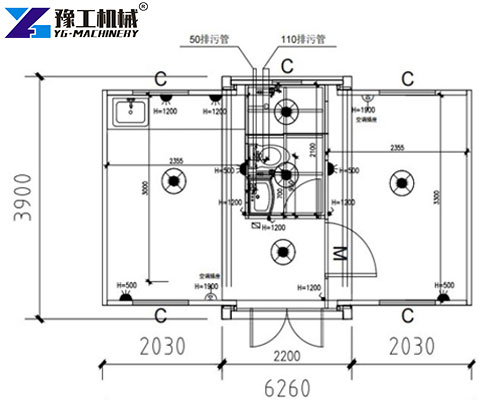 15ft container home design drawings