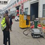 Automatic Sludge Removal Robot Sold to Nigeria | Oil Tank Cleaning demonstrating the dredging robot to customers