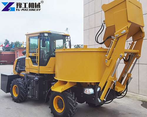 automatic concrete mixer