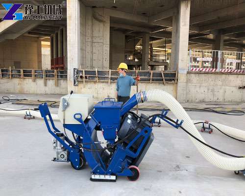 concrete floor bead blaster