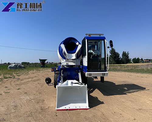 concrete mixer truck self loading