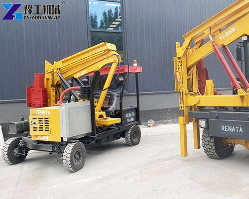 highway guardrail install