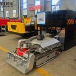 Crawler Dredging Robot Sold to Europe robot cleaning sludge