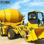self loading concrete mixer price