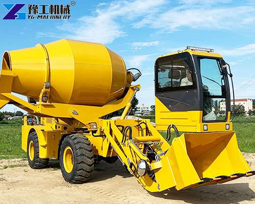 self loading concrete mixer price