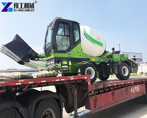 self loading concrete mixer