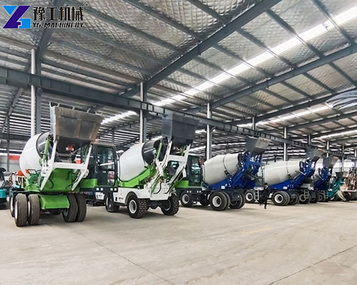 self mixing concrete truck in YG factory
