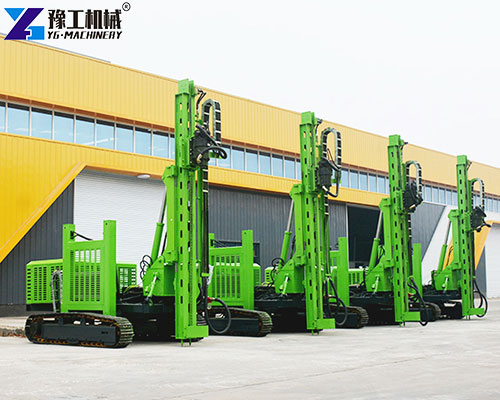 solar pile ramming machine