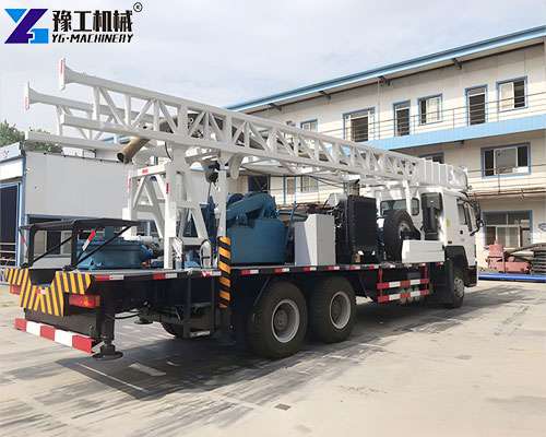 truck mounted wet rotary geothermal drilling rig