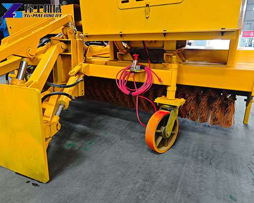 PTO snow sweeper brush