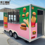 Mobile Food Unit snack vending catering cart for sale