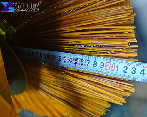 brush length of snow sweeper roller