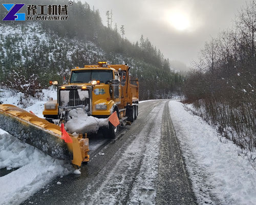 hydraulic snow roller attachment for trucks