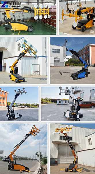 glass handling robot lifting decorative glass panels