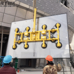 H type vacuum pad for flat glass panel