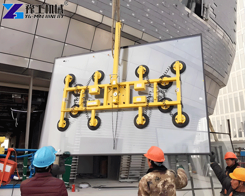 H type vacuum pad for flat glass panel