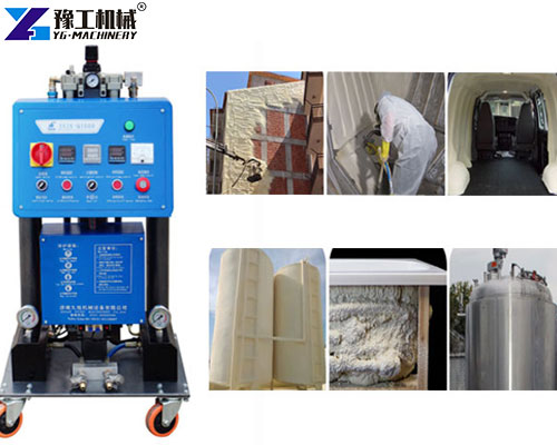 polyurethane foam equipment used in building insulation system